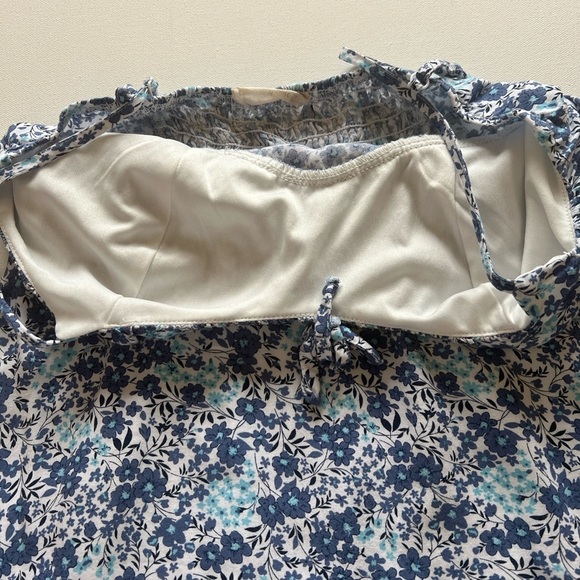 EUC Altard State Blue Floral Print Mini Dress Size Medium (E3) - Picture 4 of 6
